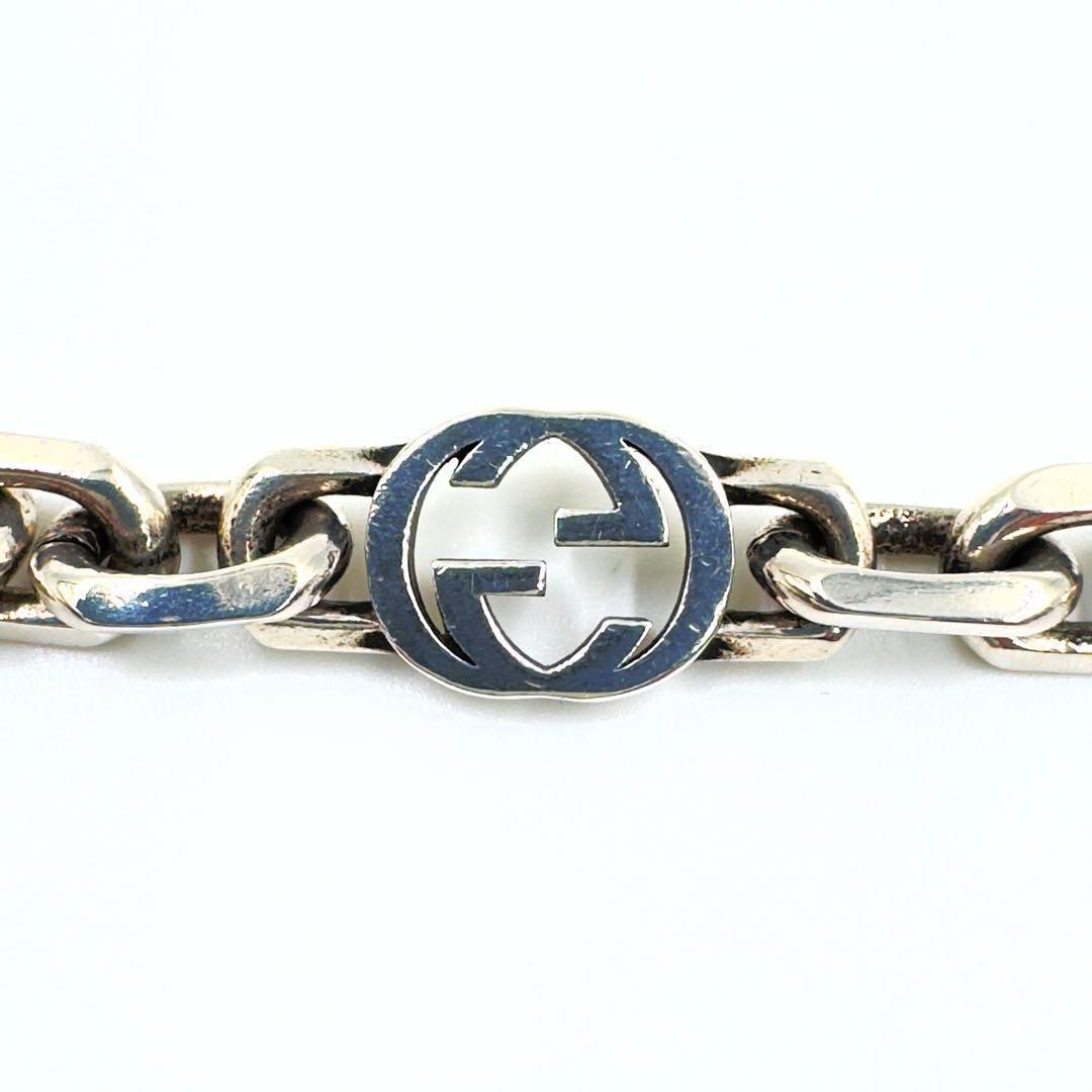 美品✨　グッチ　ブレスレット　正規品　インターロッキング　GG　620798