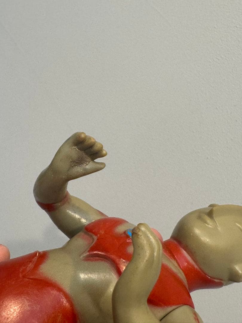 ブルマァク ウルトラマン/灰成型に赤/尻刻印/両足刻印無し/350サイズ