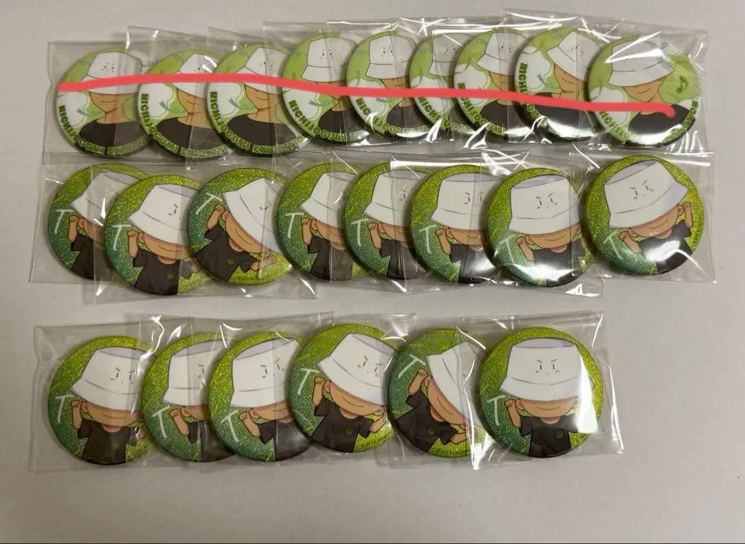 日常組トラゾー缶バッジまとめ売り