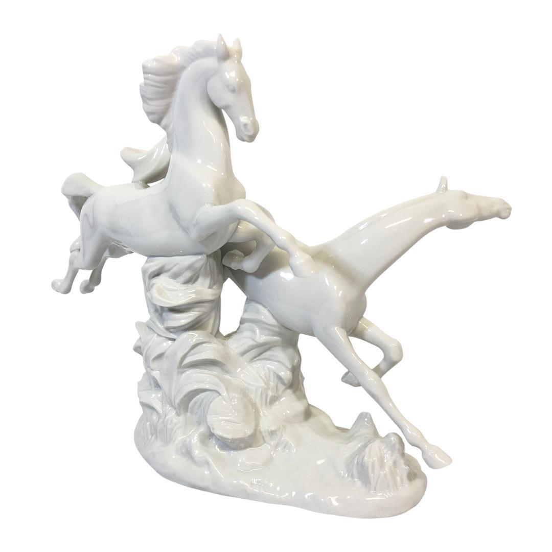 リヤドロ LLADRÓ 人形 駆ける馬 White 白