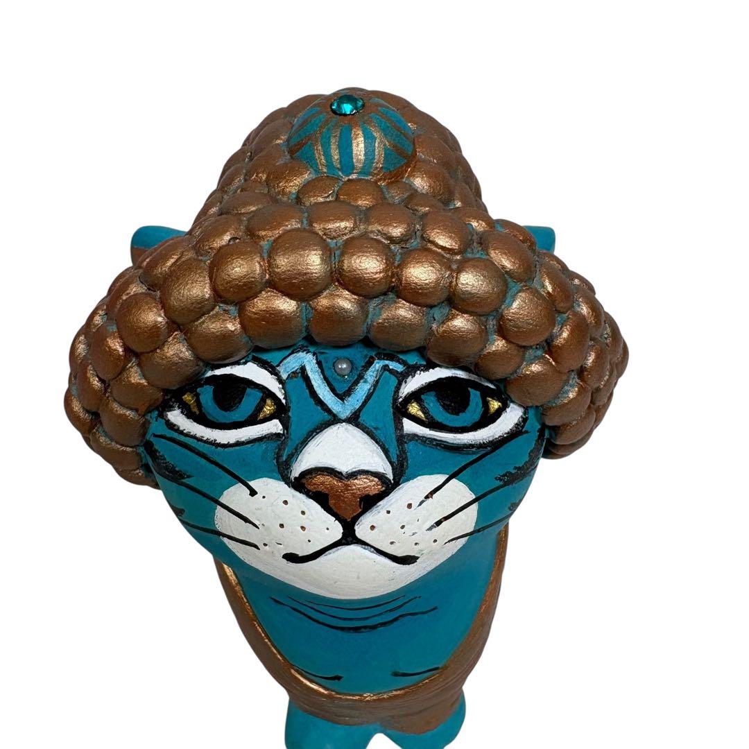 【希少品】エサシトモコ コネコッチ 五劫思惟仏猫 陶土 仏ニャン