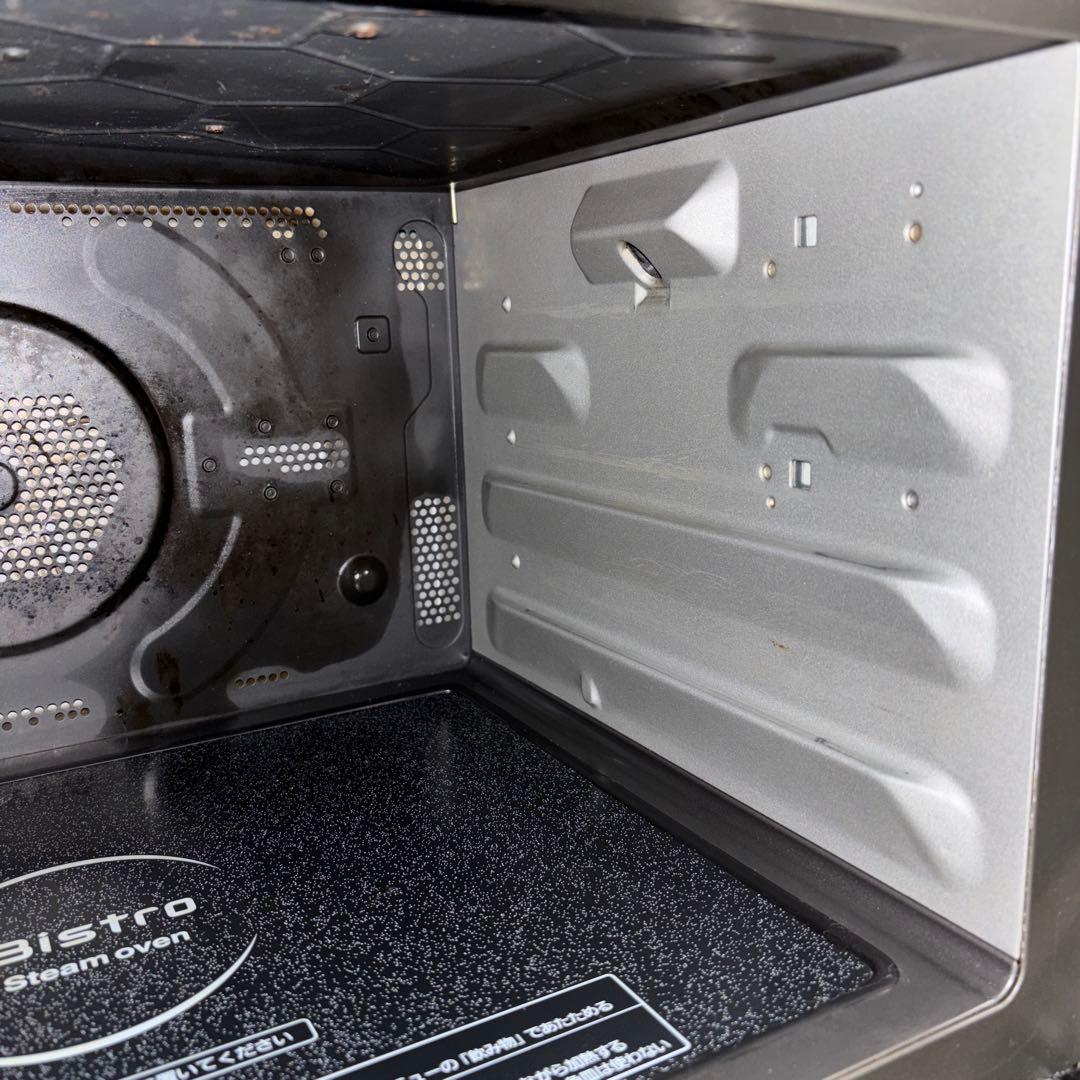 ジャンク品　2018年製パナソニックスチームオーブンレンジ　NE-BS805-W