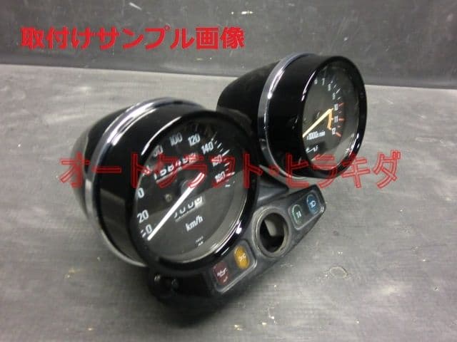 ゼファー400/750　純正タイプ　メーターカバー上下セット　艶有り黒塗装仕上品