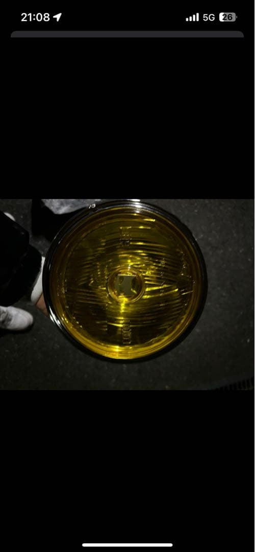 マーシャルイエローヘッドライト