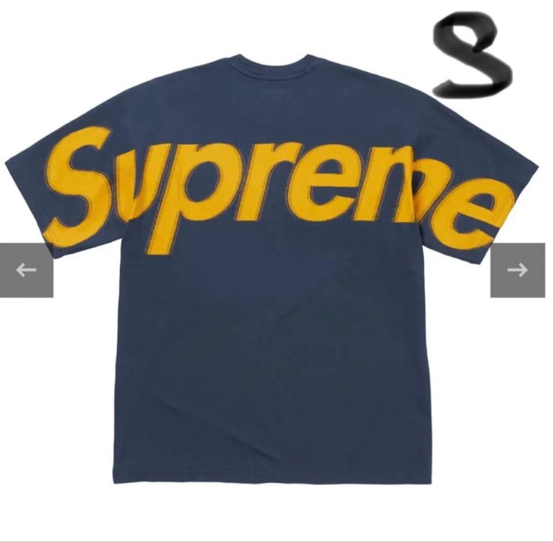 トップス Supreme Intarsia S/S Top Navy