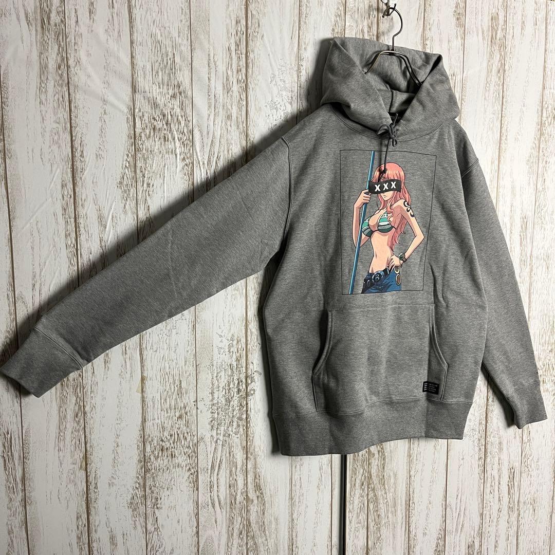 【即完売モデル】ゴッドセレクション☆ワンピース ナミ両面プリントパーカー 希少