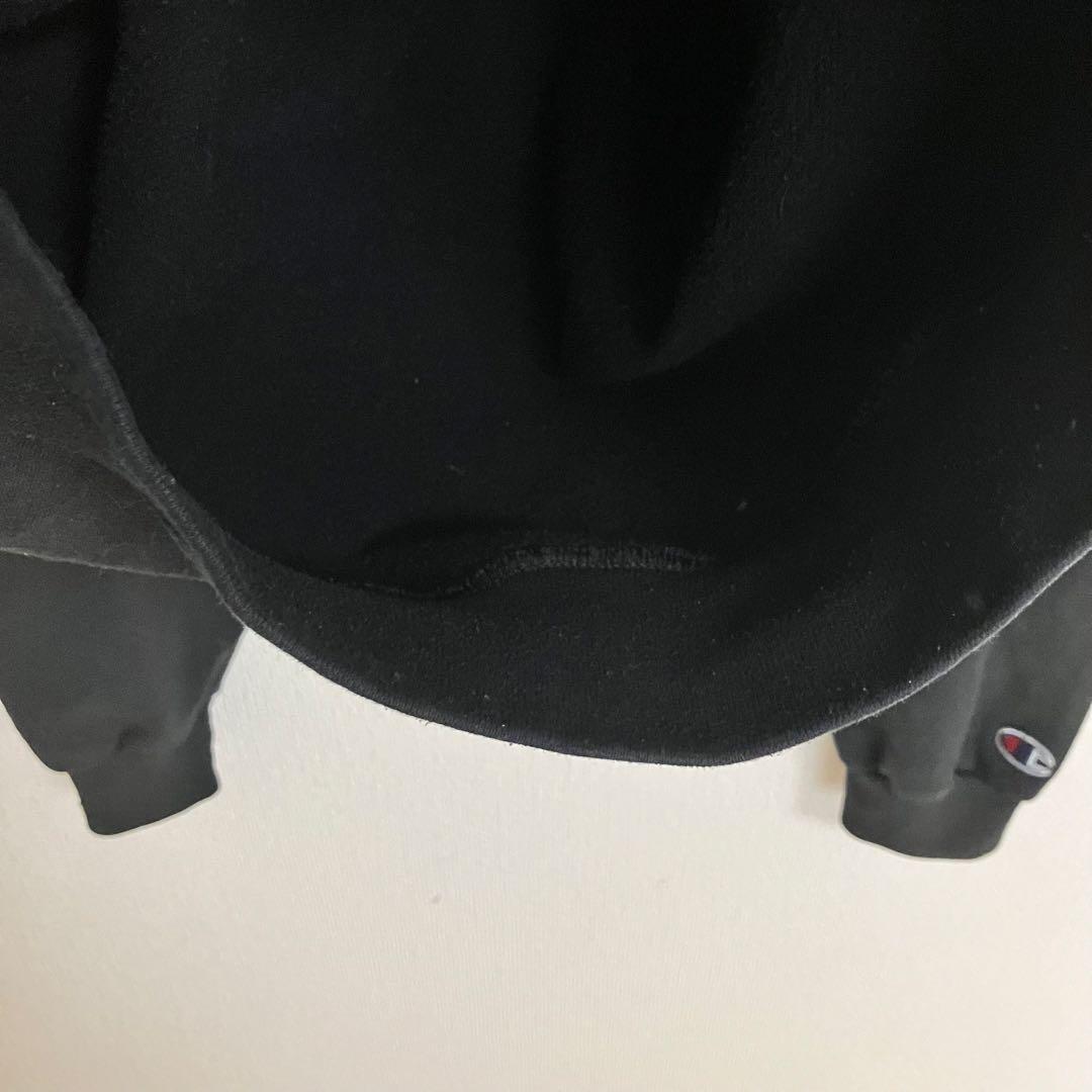 チャンピオン 裏起毛 カロライナクラウン 刺繍目玉 袖太スウェット フーディー