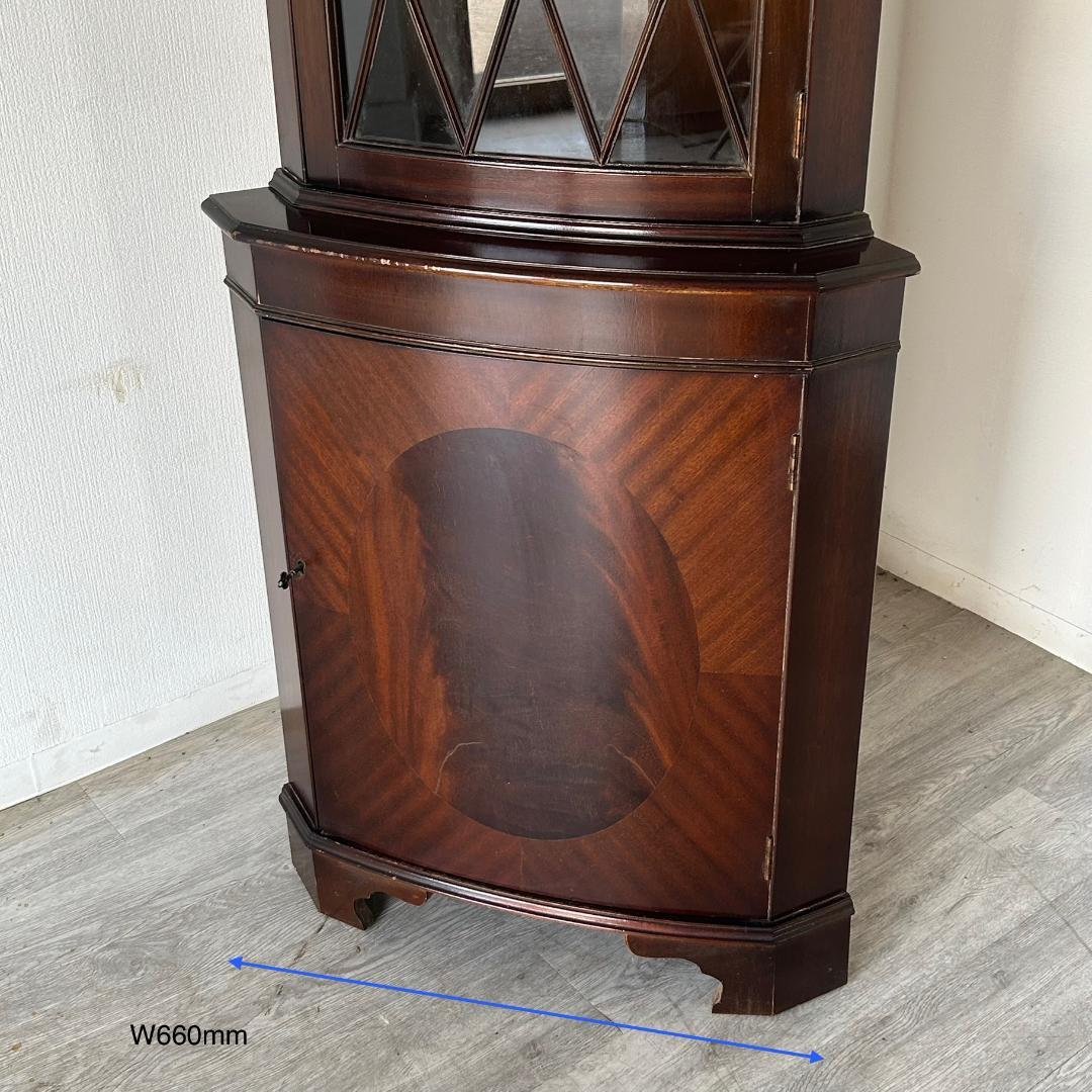 イギリス アンティーク　家具 コーナーキャビネット　1950年頃 516A