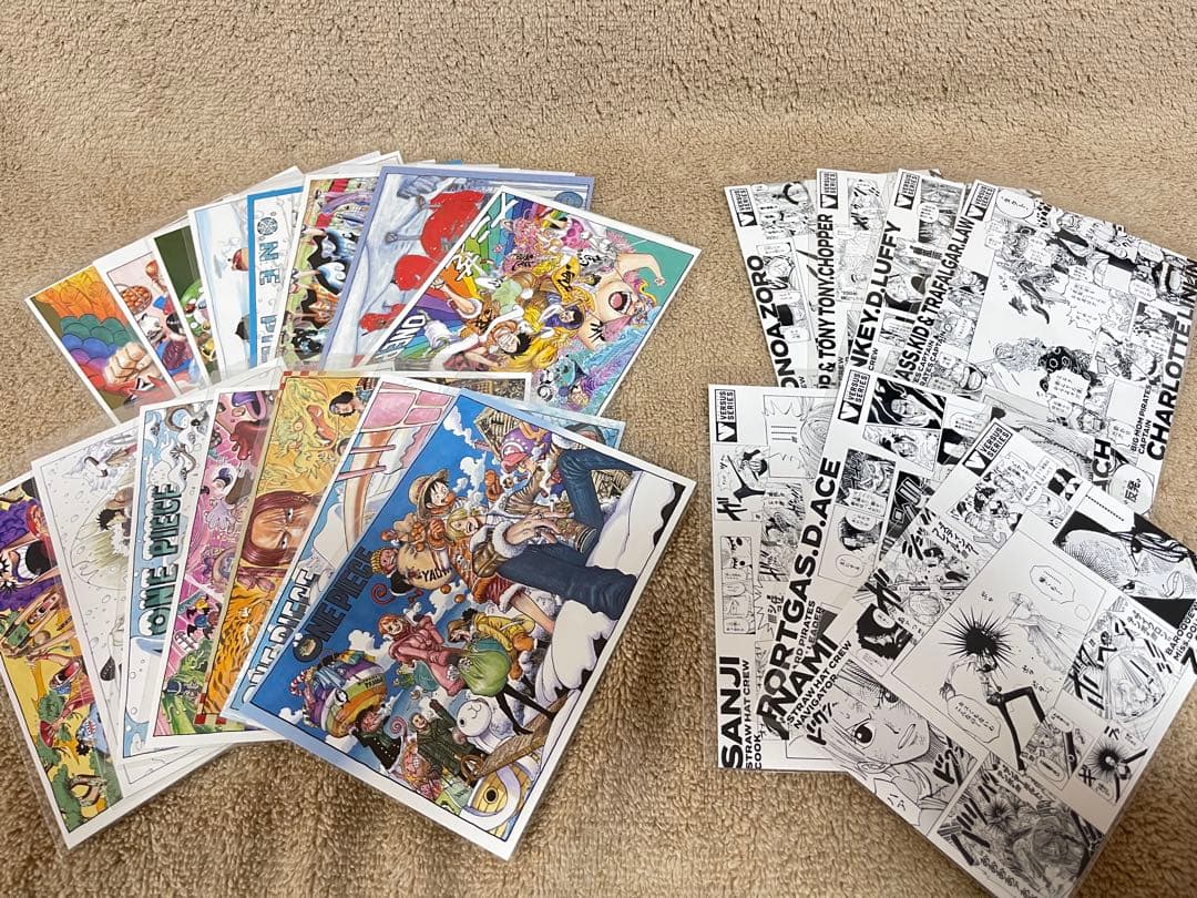 ONE PIECE ベースショップ　ポストカード　コンプリートセット