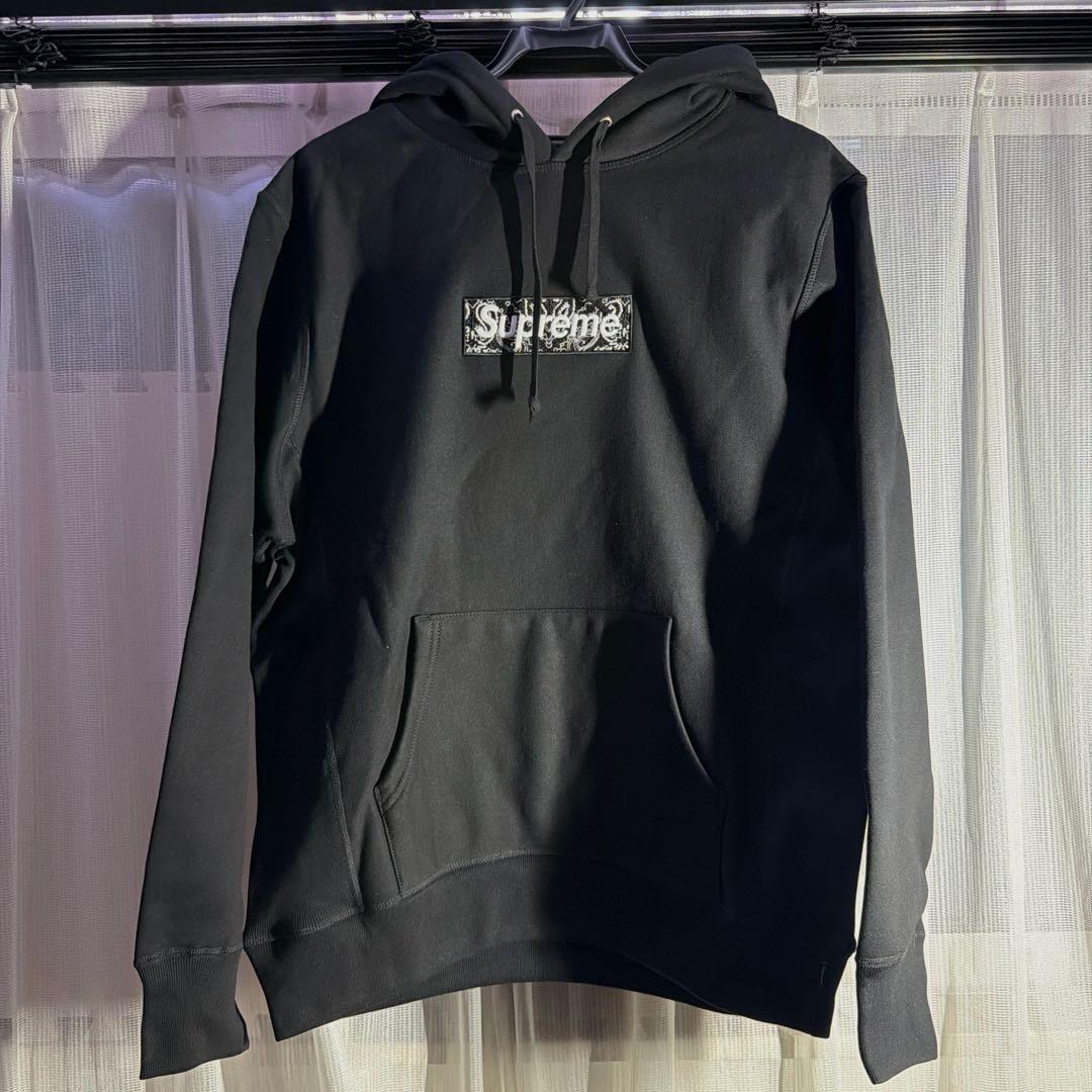 トップス Supreme Bandana Box Logo Hooded M