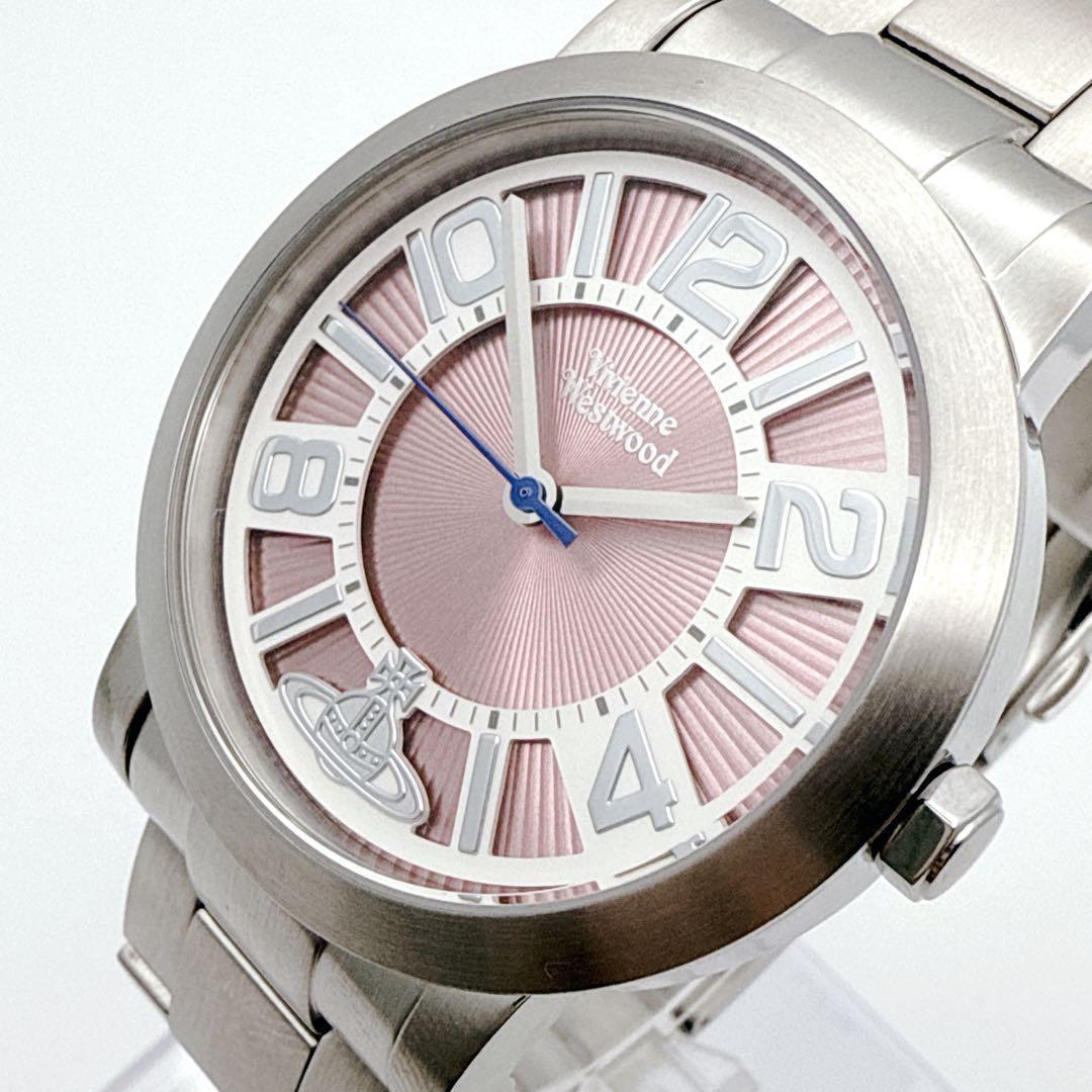 未使用✨ ヴィヴィアンウエストウッド　メタリック オーブ　ギョーシェ彫 サンレイ