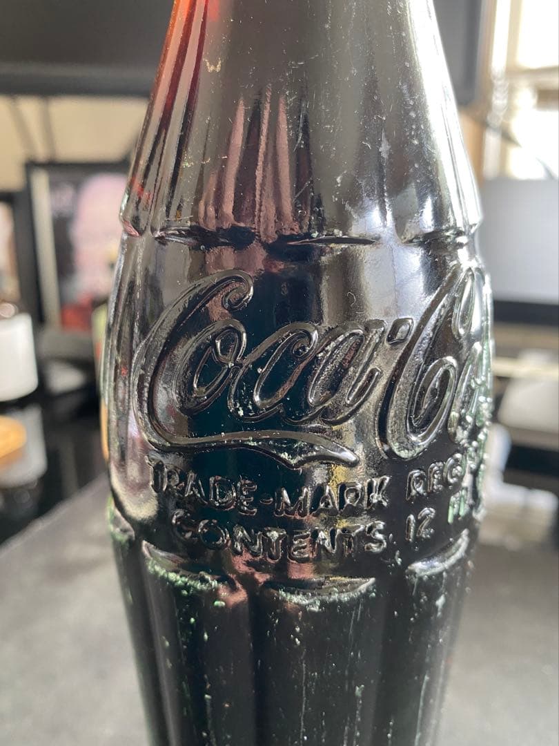 【未開栓!ヴィンテージコカコーラ】1956年製エンボス加工US製CocaCola