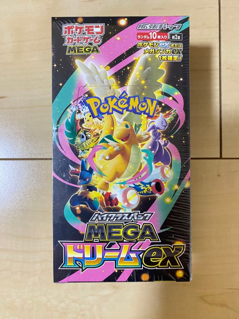 【ポケセン産】ポケモンカード MEGAドリームex 1BOX シュリンク付