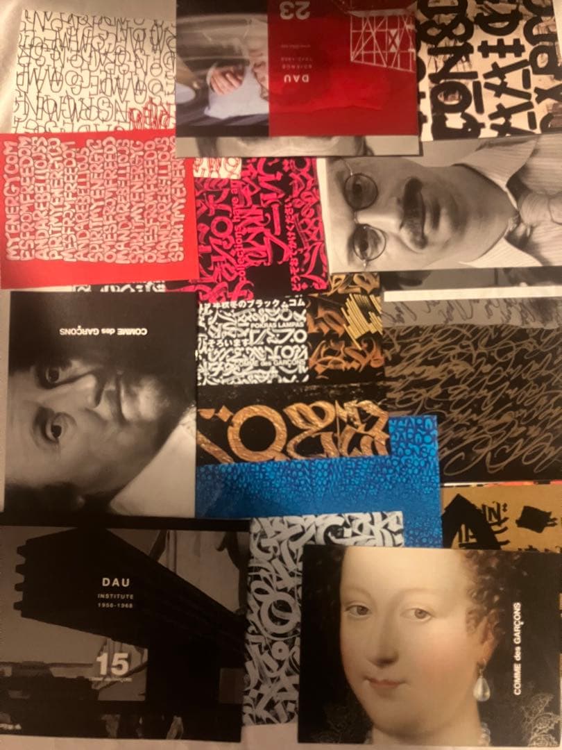 コムデギャルソン.アート作品完品複数大量枚数有り