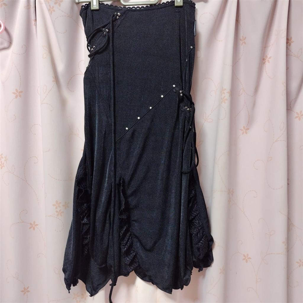 OZZ ONESTE　レース　編み上げ　アシンメトリー　スカート