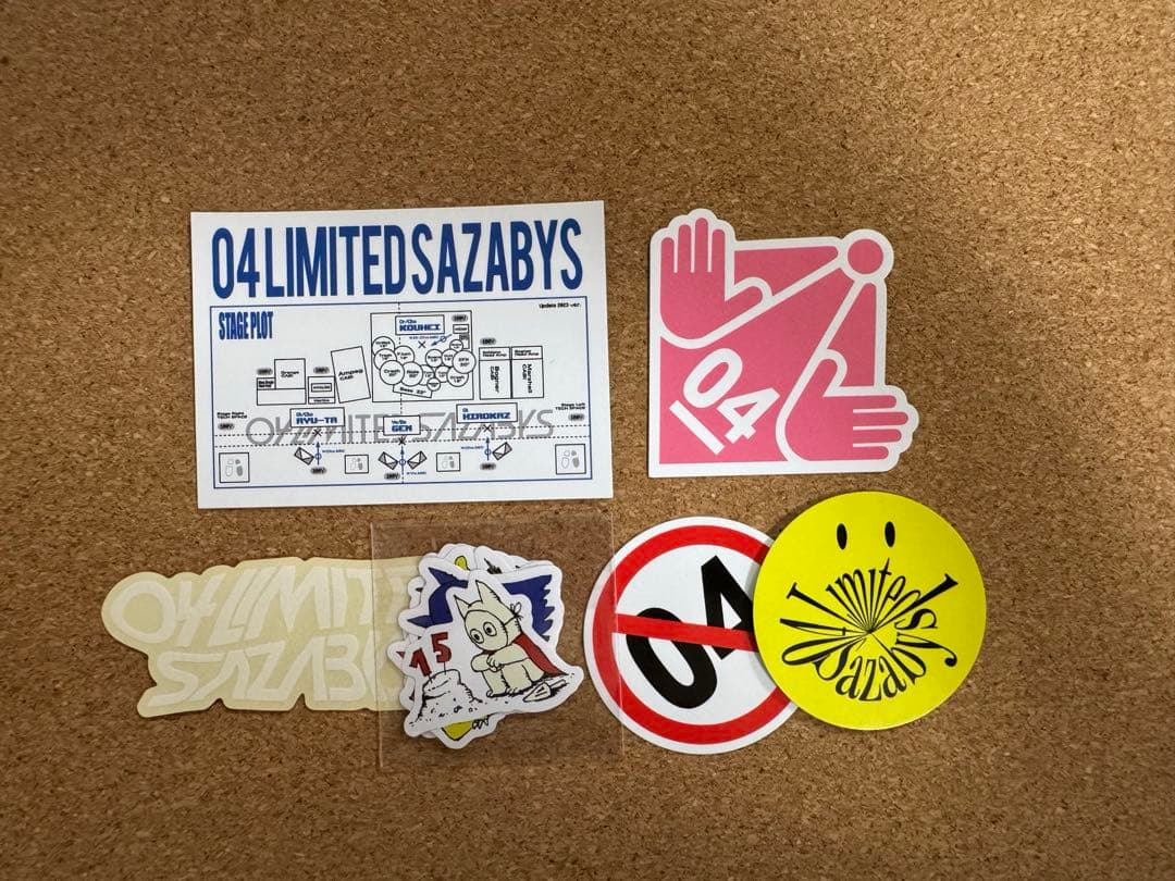 【04Limited Sazabys】 タオルシールカレンダーセット