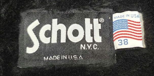 お値下げ♪Schott NYC AT101 90’s シングルライダース 38