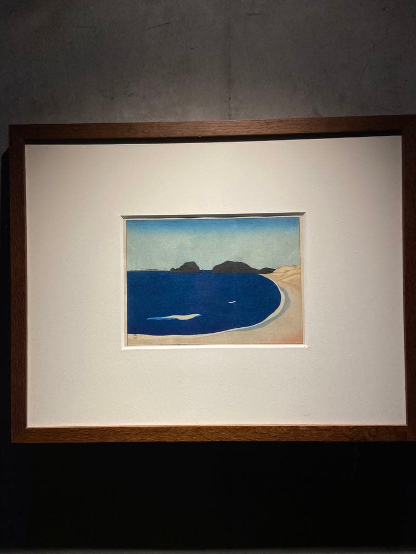 専用　他の人発送× 坂本繁二郎　筑紫五景　『神奏』　木版画　錦絵　美品