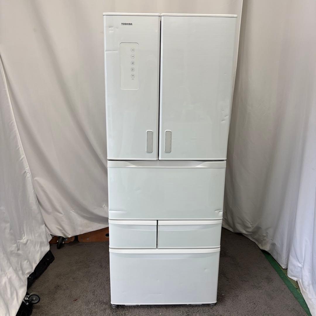 813❤️冷蔵庫　東芝　大型　400-500ℓ　中古　安い　設置無料　フレンチドア
