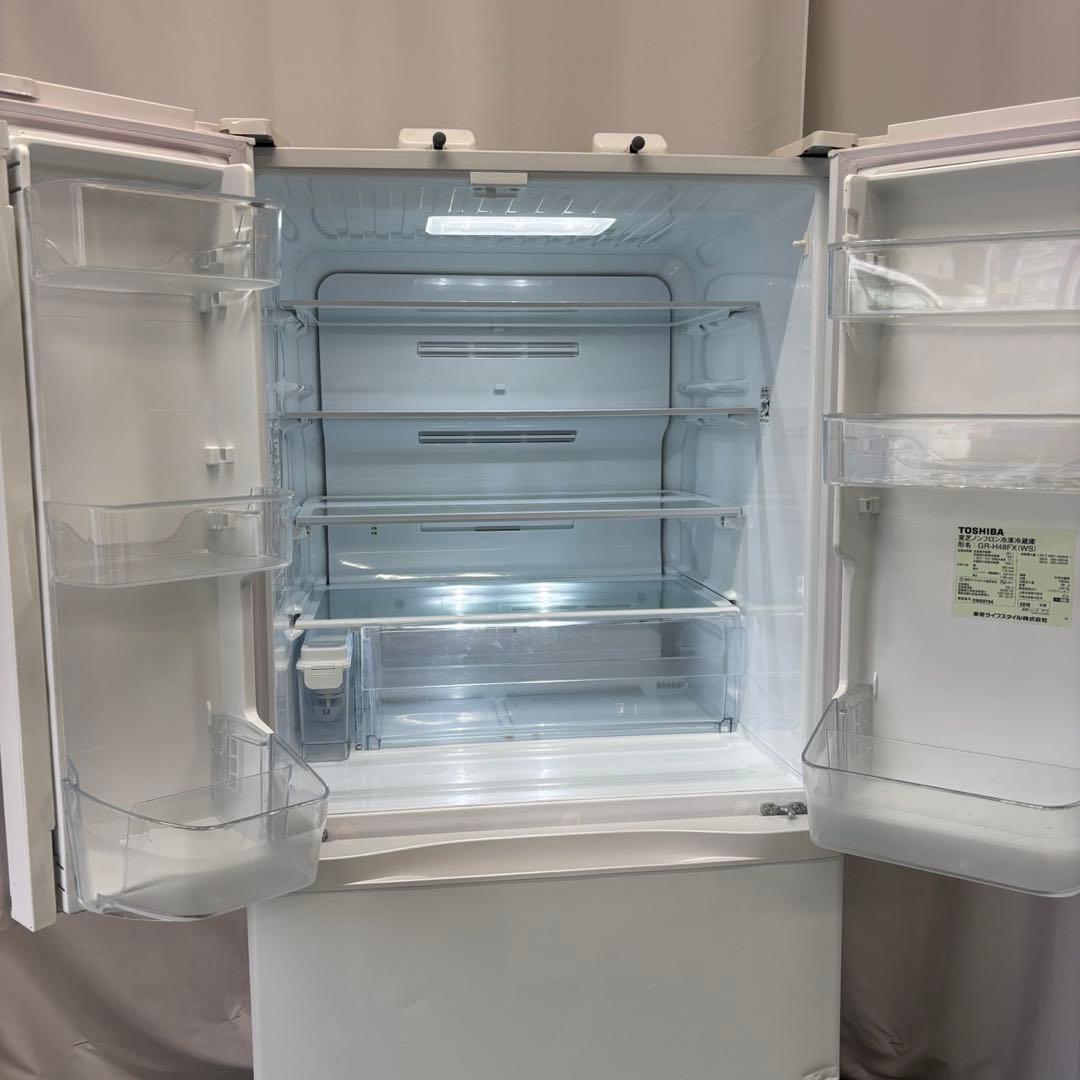 813❤️冷蔵庫　東芝　大型　400-500ℓ　中古　安い　設置無料　フレンチドア