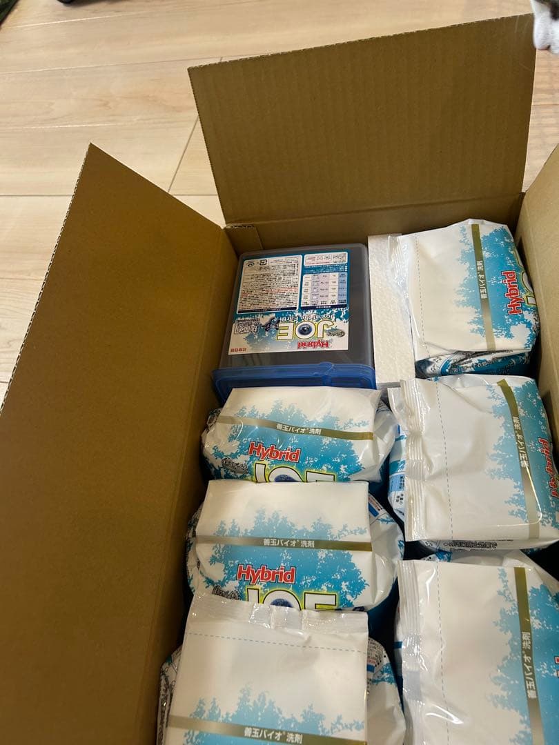 善玉バイオ洗剤ハイブリッドJOE 1.3kg 六個入り