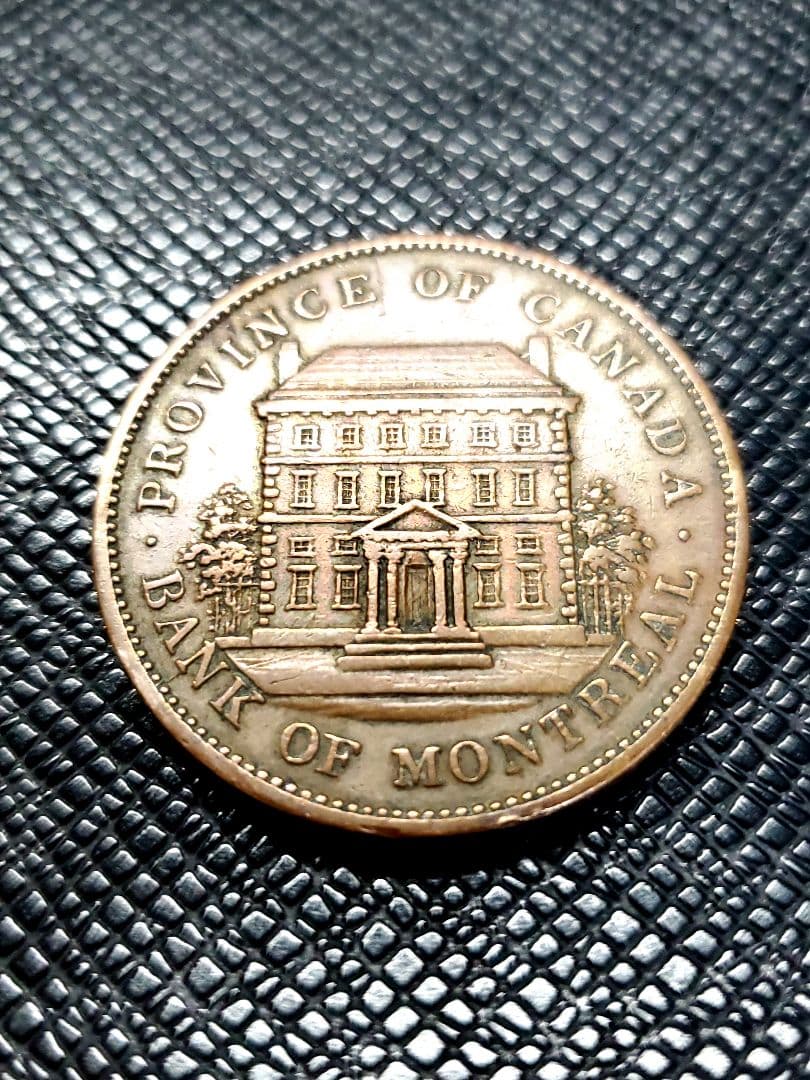 2379.　極美品　1842年　カナダ　バンクトークン　1ペニー