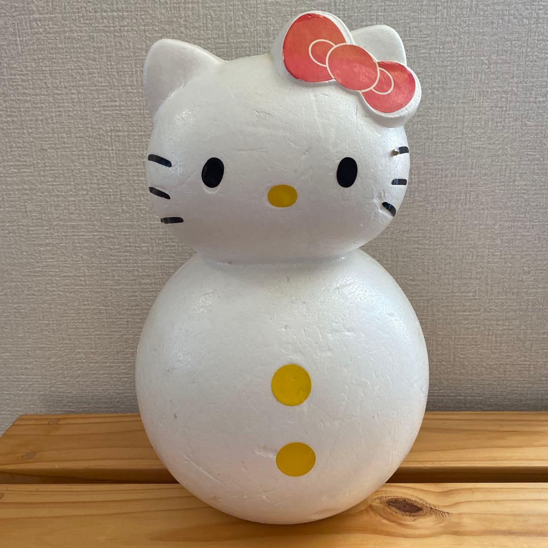 ダルマキティーちゃん。マフラー帽子た付き。レア品