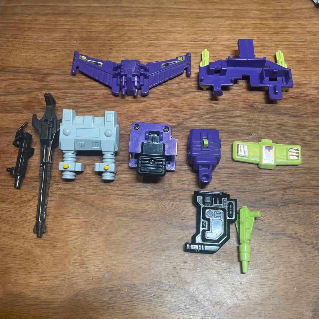 【当時物】トランスフォーマー ビルドロン 巨人兵 デバスター　中古　欠品有り