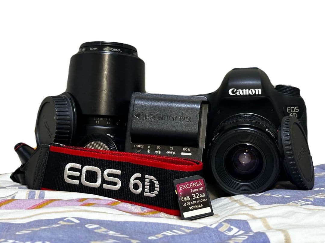 【期間限定価格】Canon EOS 6D EF ズームレンズ 2種、SDカード付