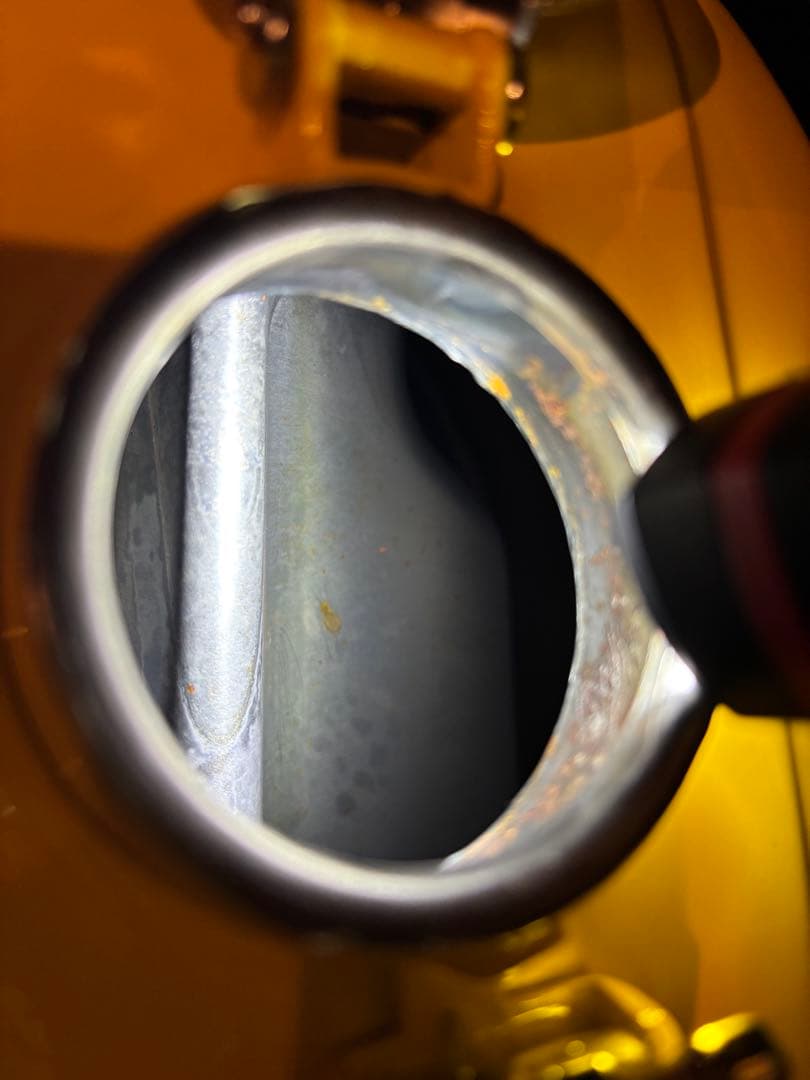 HONDA cb400f タンク イエロー