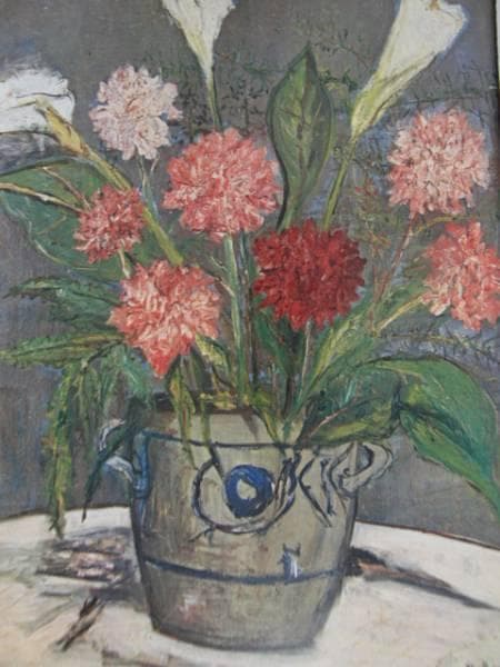 モーリス・ユトリロ、MauriceUtrillo、花瓶、限定高級画版、新品額装付