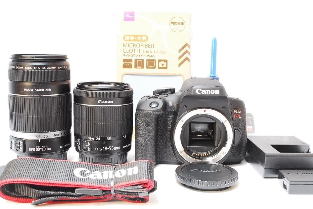 美品✨超高画質✨Canon EOS KissX8i✨ダブルレンズ Wi-Fi対応