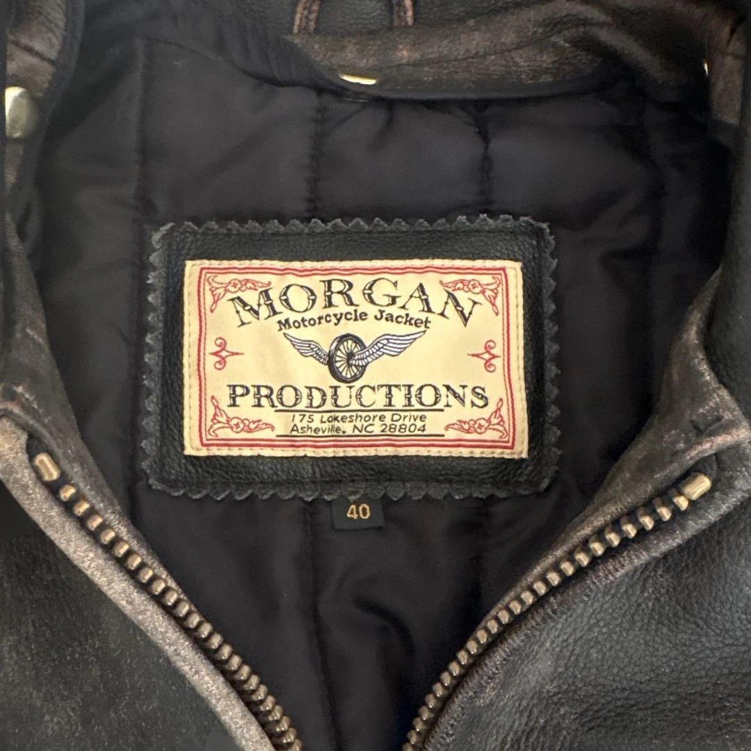 中田商店 morgan productions シングル レザージャケット