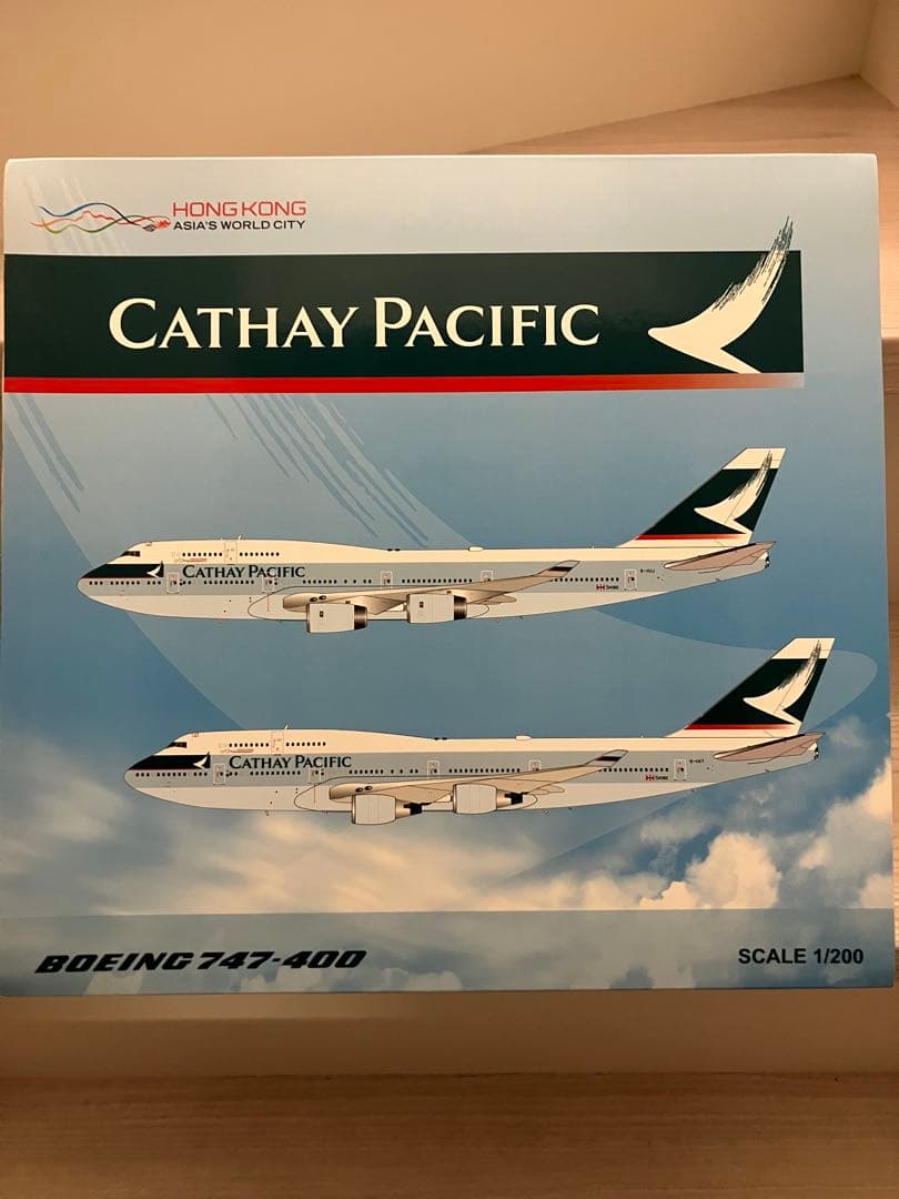航空機・ヘリコプター Cathay Pacific Boeing 747-400 1/200
