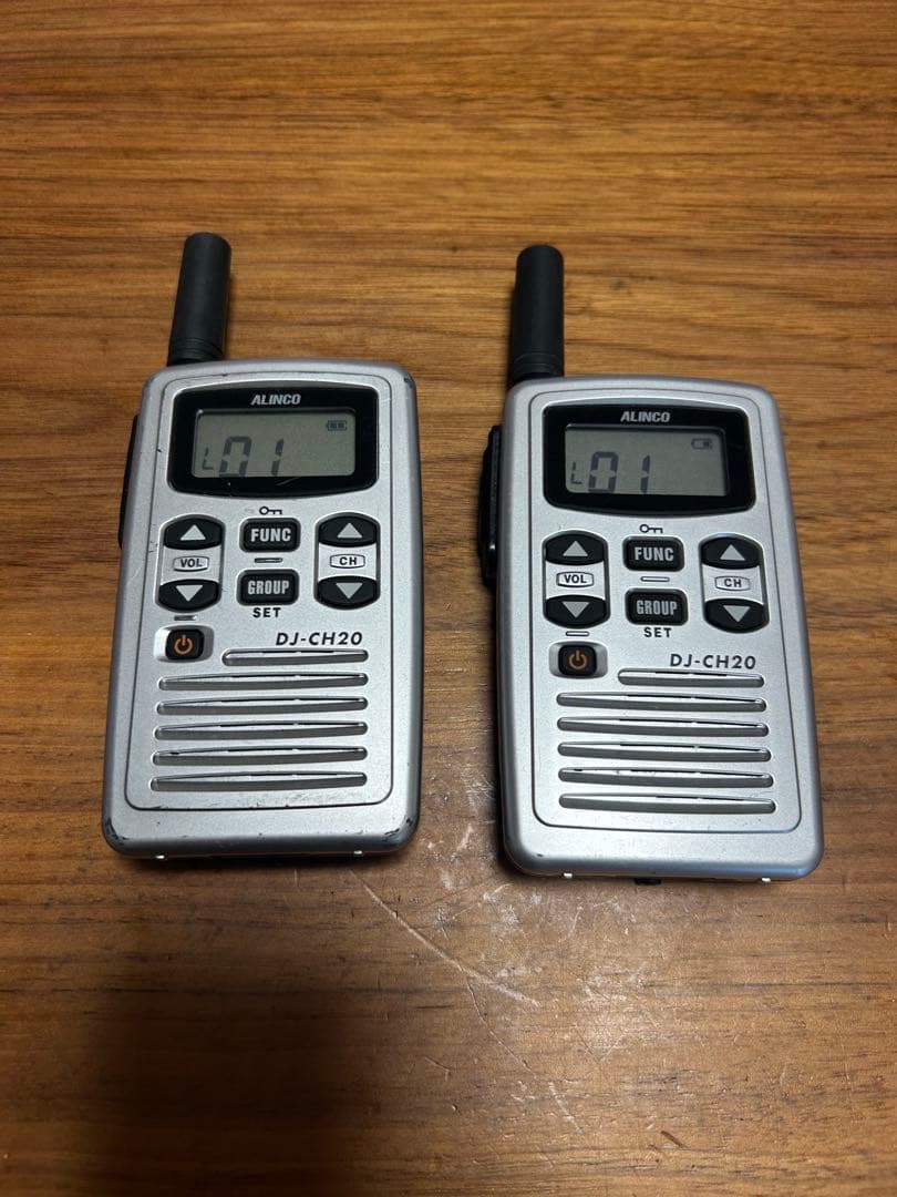 ☆☆アルインコDJ-CH20☆イヤホンマイク新品2台セット☆