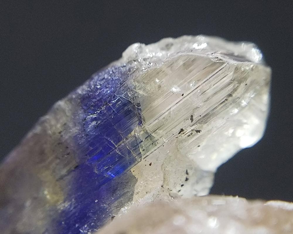 524 非加熱 ファンシーカラー バイカラー タンザナイト ゾイサイト