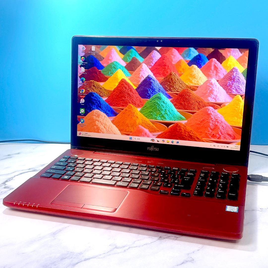 美品☆タッチパネル・Corei7・8GB・SSD・ブルーレイ・ノートパソコン