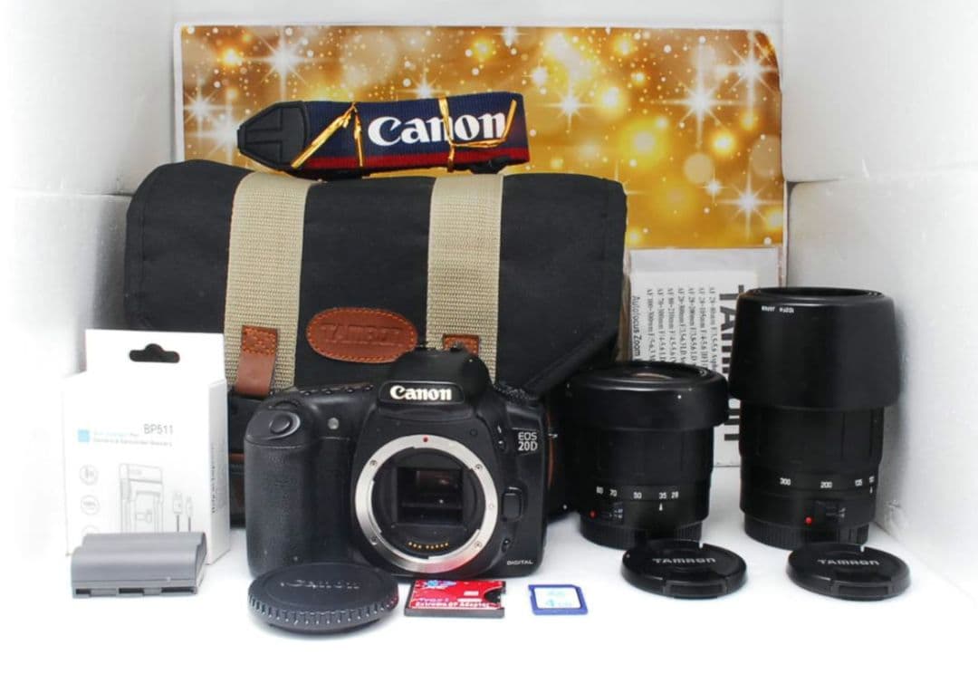 WT様　CANON　EOS 20D ダブルレンズ⚡️初心者⚡️超望遠　キャノン