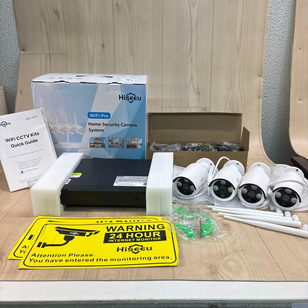 D437 HiSEEU 防犯カメラ WK-4HB613 WiFi-Pro