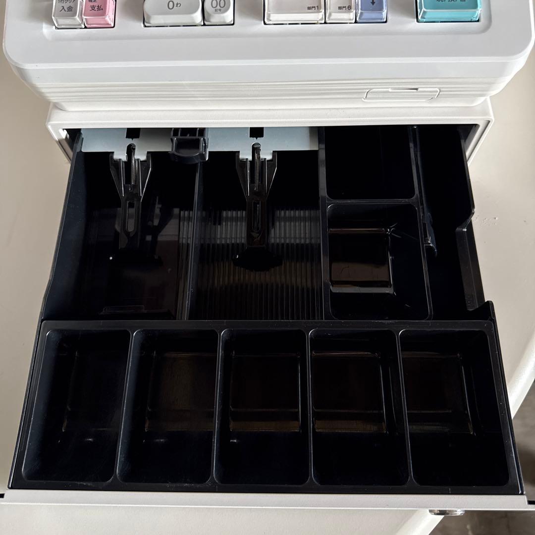 美品 シャープ 電子レジスター XE-A207W 取説 キー付 使用少ない