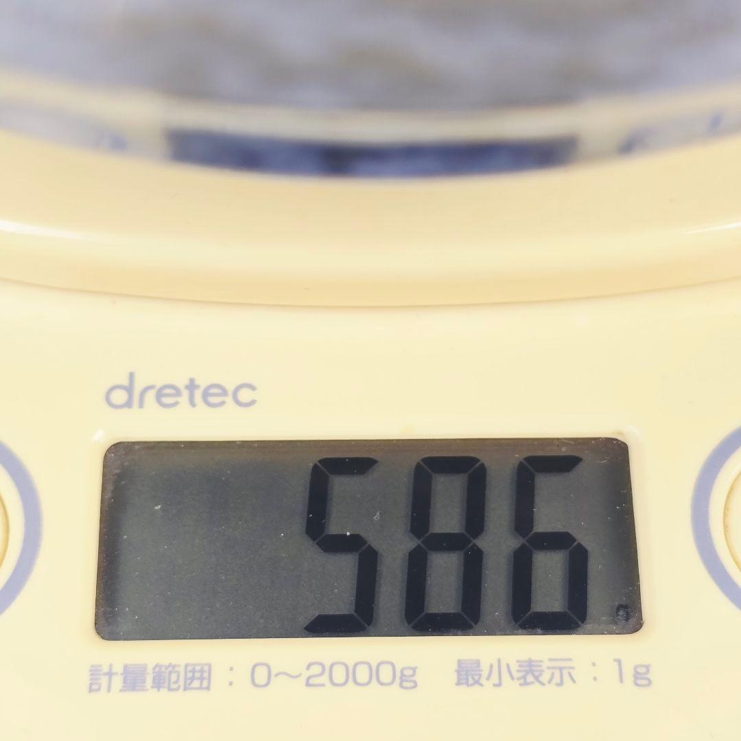 舶来品 中国古磁 雪花藍釉 留白 梅紋 大海碗 大型茶碗 観賞物 置物 在銘