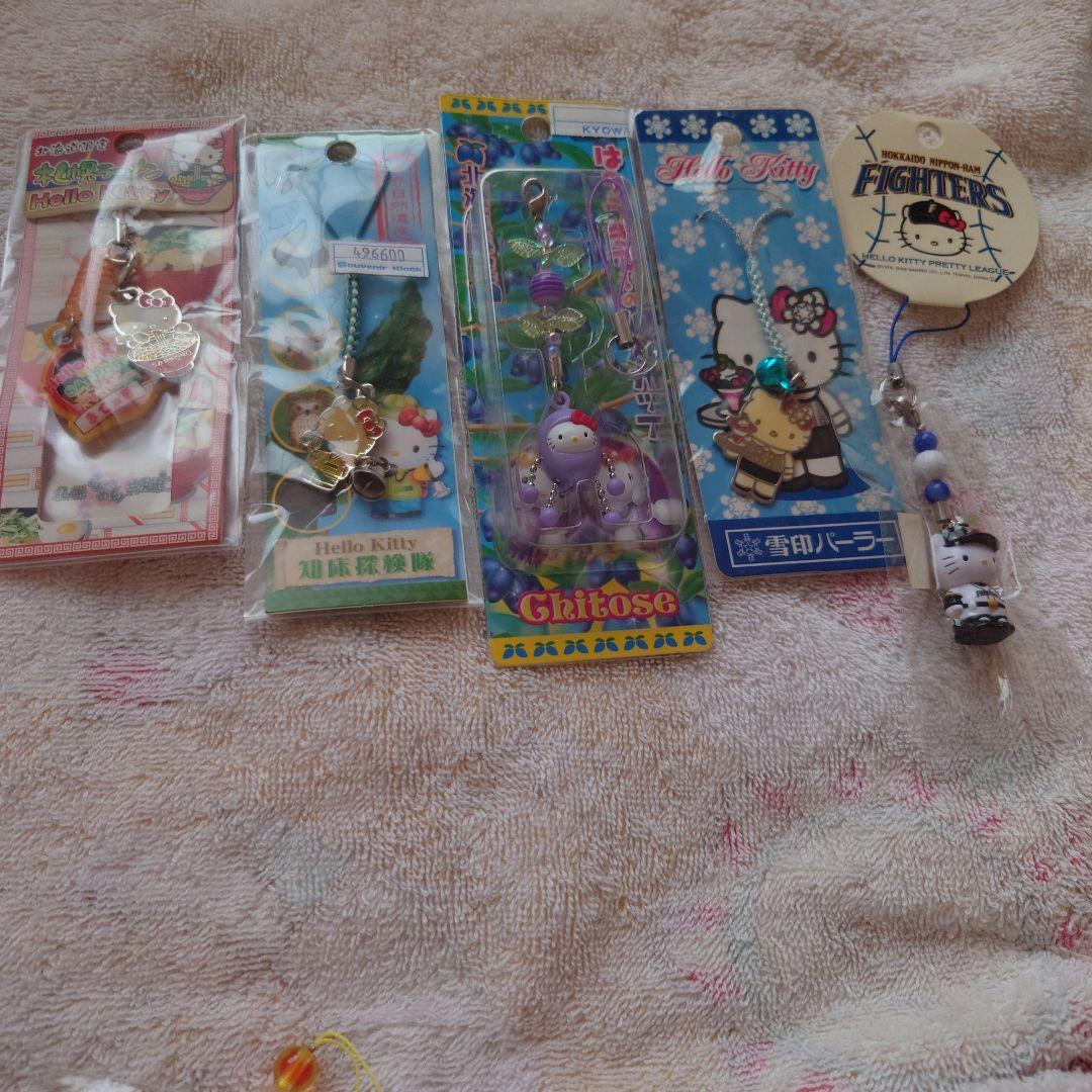北海道限定ハローキティ根付5点セット