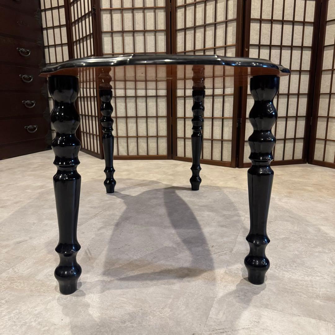 【イタリア製】ボタニカル柄 ローテーブル サイドテーブル 花柄