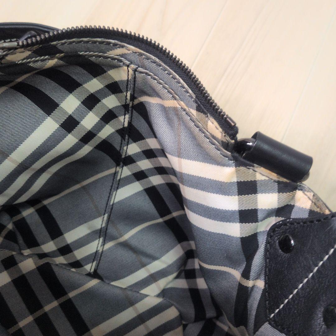 希少　BURBERRY BLUE LABEL ブラック ショルダーバッグ