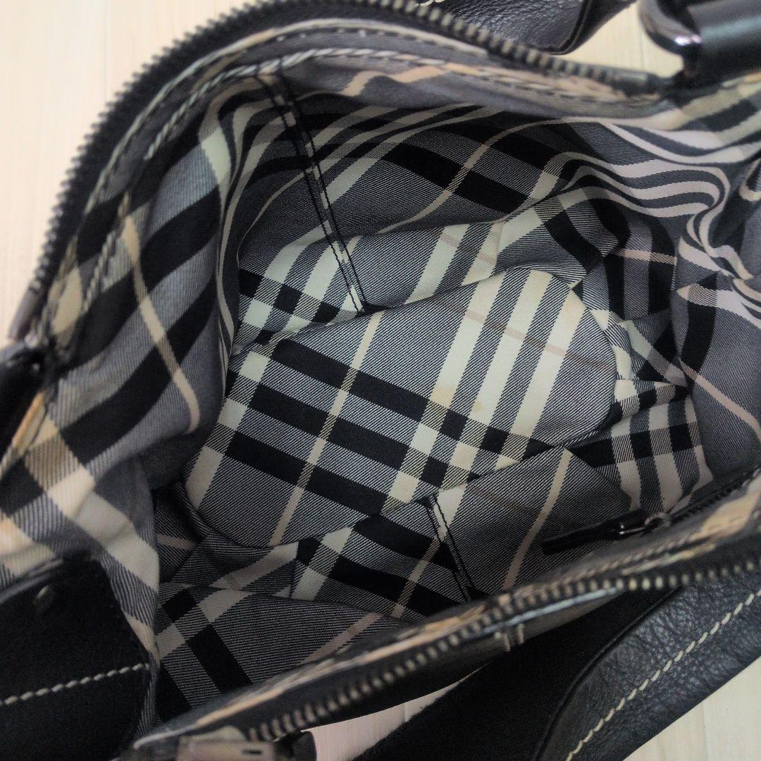 希少　BURBERRY BLUE LABEL ブラック ショルダーバッグ