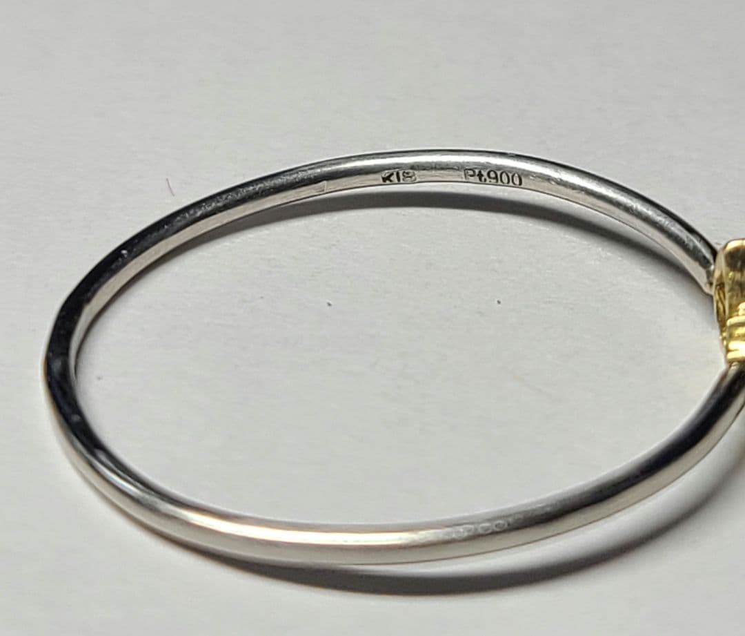 minはる★バターリャパライバトルマリン&パパラチアリングPt900★