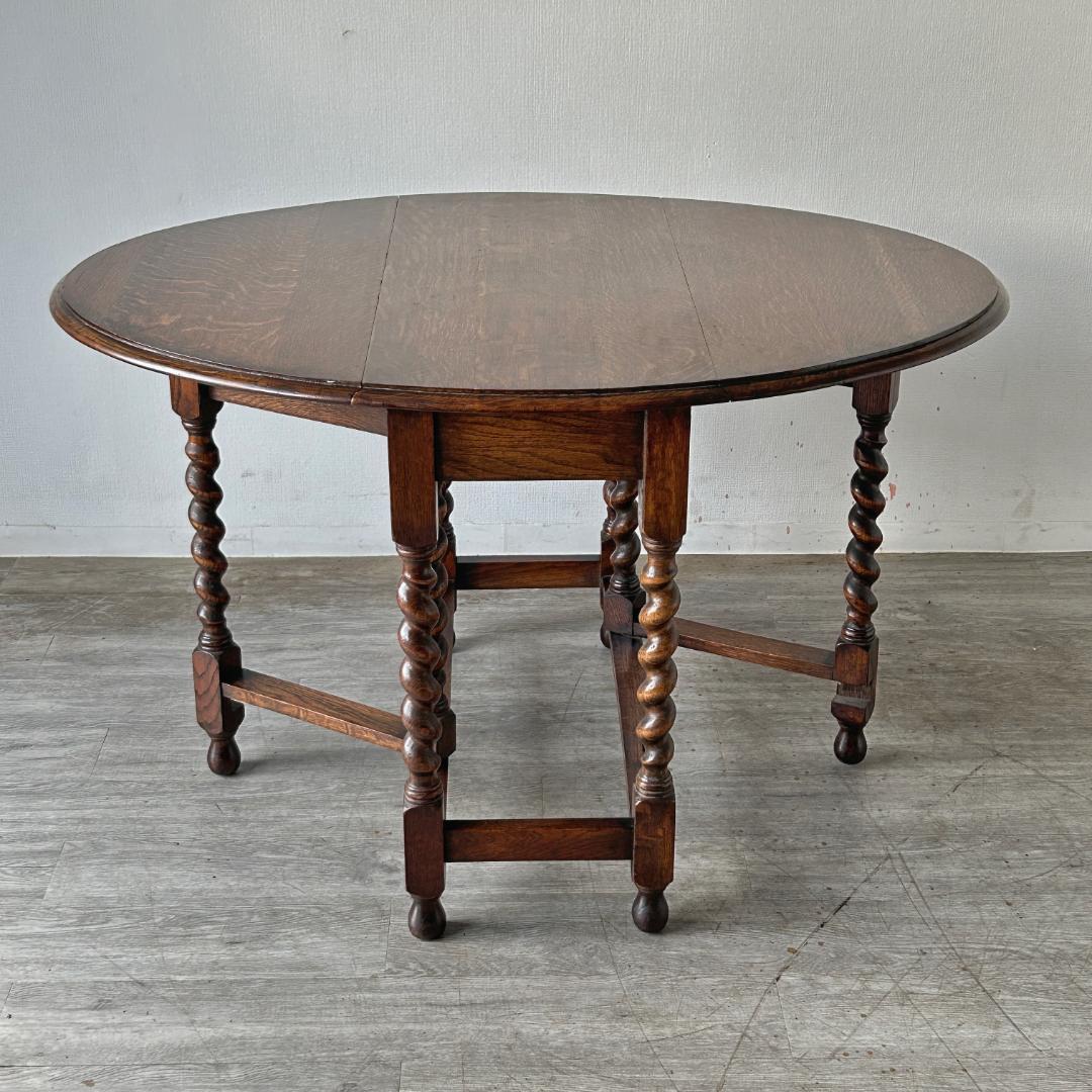 イギリス アンティーク家具 ゲートレッグテーブル 1930年頃 742A