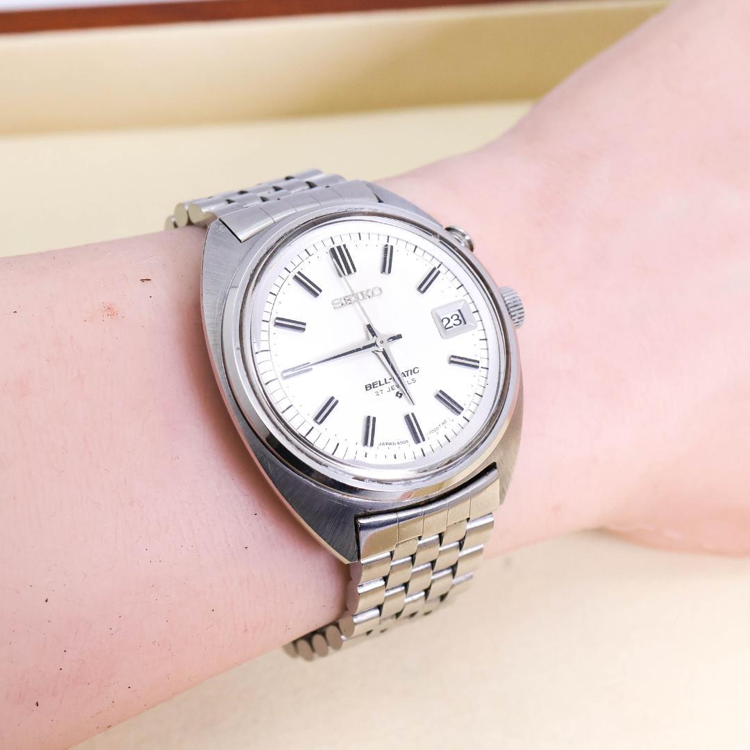 ジャンク品 SEIKO ベルマチック 腕時計 機械式 自動巻き デイト 2344