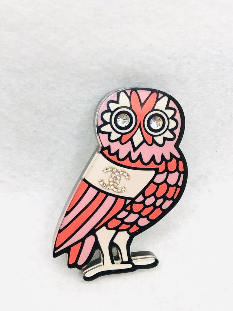 CHANEL フクロウ ココマーク 18年モデル ブローチ