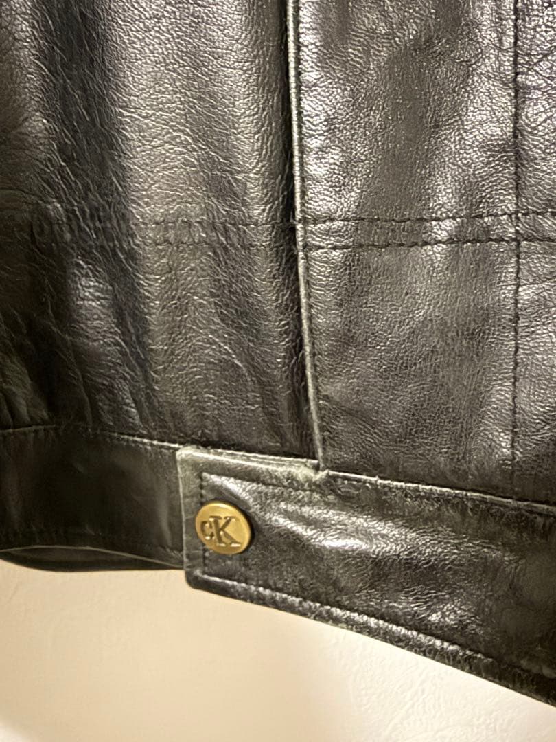   カルバンクライン シングル ライダース ジャケット